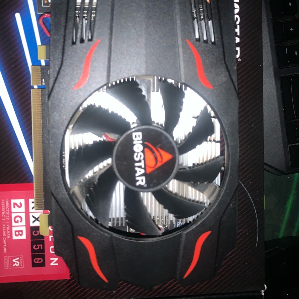 Rx 550 really good at gaming and very good price